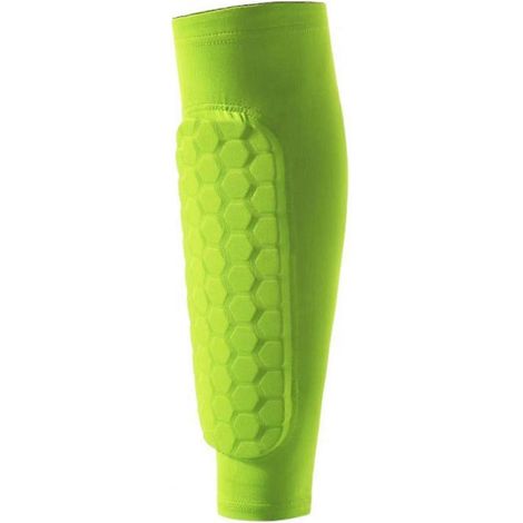 Manchons de compression pour mollets adultes avec protège-tibias pour l'entraînement sportif, le cyclisme et le basketball - Genouillères de protection (1/5)