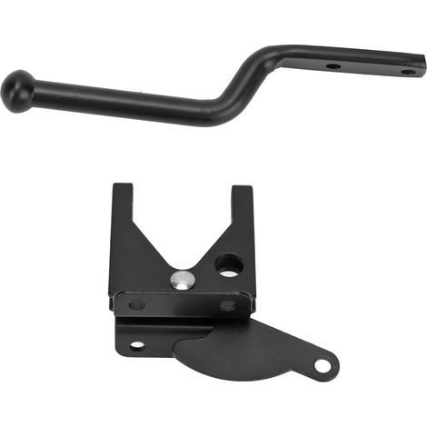 Loquet de sécurité en acier au carbone noir abris jardin placards (1/4)