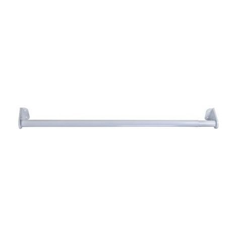 Schiebbare Kleiderstangen-Kit mit 1 Verstärkungs-Haken 75 bis 120 cm - Mottez