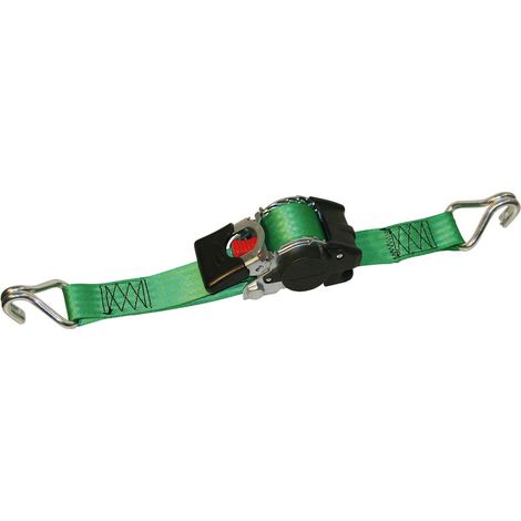 Kerbl Automatik-Zurrgurt mit Aufrollfunktion Farbe grün, Länge 3 m, Breite 50 mm (1/3)