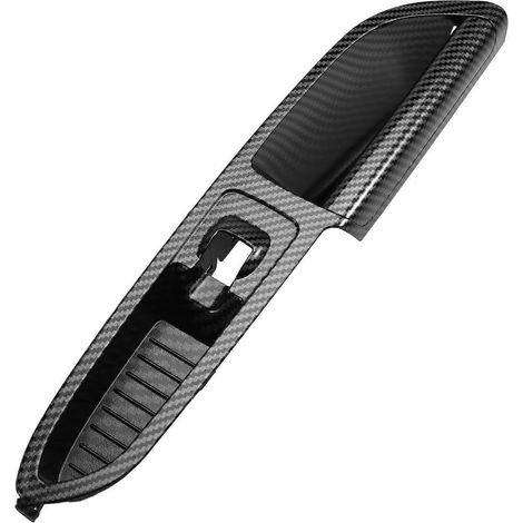 Cache de commande de lève-vitre de portière avant droite pour Ford Escape C-MAX 2013-2018, en ABS et fibre de carbone. (1/5)