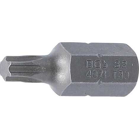 Embout T30 Torx 10 mm x 30 mm - Précision et Durabilité, Acier - D-Work