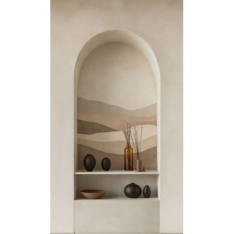 Panoramique Trompe l'oeil Beige Cosmoliving A.S. Création (1/4)
