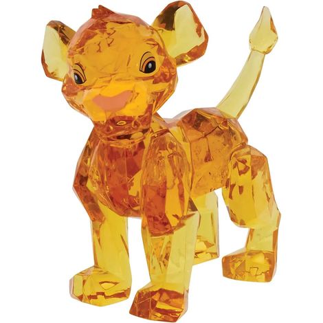 Statuette de collection Simba en acrylique facetté (1/3)
