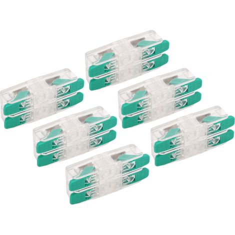 10 Connecteurs de Fil 2 Entrées/Sorties 0.5-6mm² Cuivre pour Appareils Électroménagers 41A 450V (1/5)