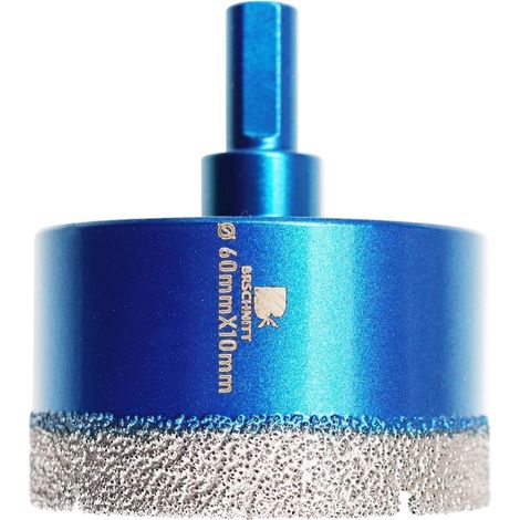 Diamant-Trockenbohrer 60mm für Fliesen, Granit, Porzellan, Mauerwerk (1/5)