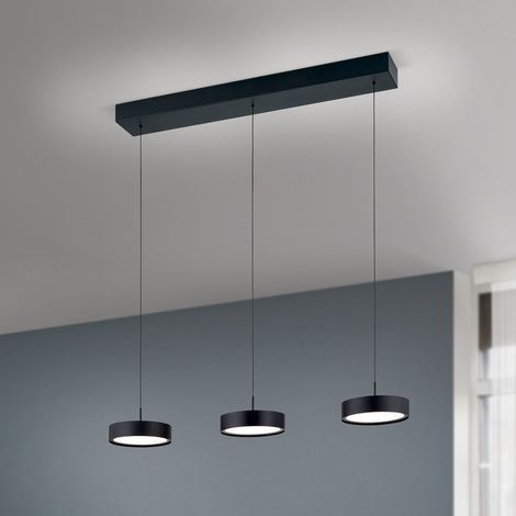 [GEBRAUCHT] B-Ware Orion LED-Hängeleuchte Teide Hängelampe Leuchte schwarz Metall höhenverstellbar (1/2)