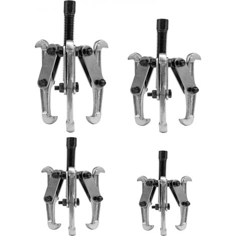 4 Tlg Set Innen und Außen Abzieher 3 Arm Dreiarm Satz 75 100 150 200 mm (1/5)