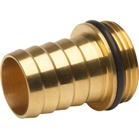 Meister Schlauchanschluss mit Bund & O-Ring AG 1 für 1 Wasserschläuche Schlauchanschluss