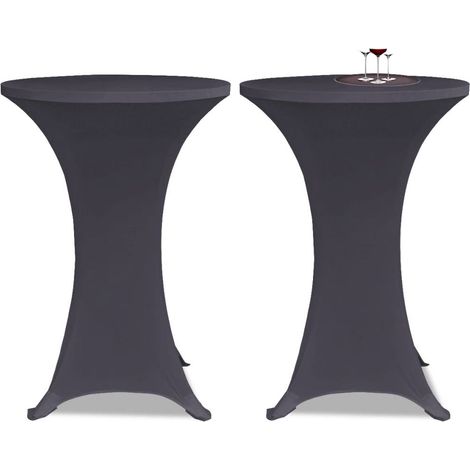 Mantel extensible 60 cm 2 uds Antracita DEC022377 (1/4)