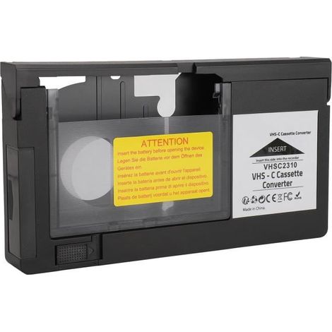 Convertitore per nastro VHS-C, adattatore per nastro VHS-C, adattatore per nastro VHS-C per fotocamere (1/4)