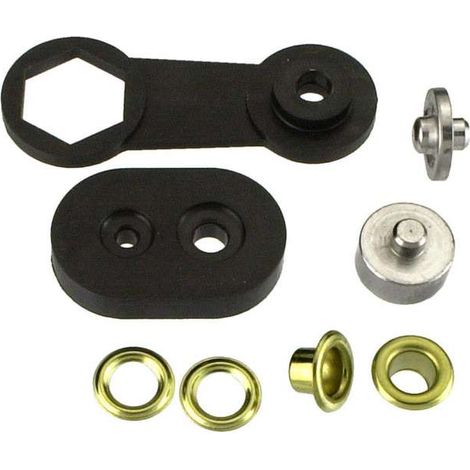 CONNEX - OCCHIOLI OTTONE  OTTONE - 8 PZ.- 14,0 MM.