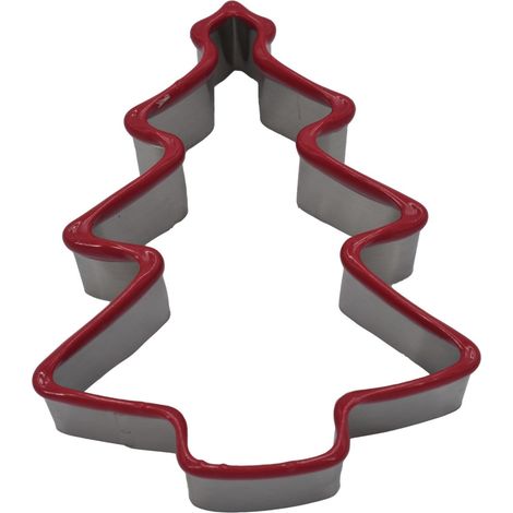 Cortador de galletas XL con forma de árbol de Navidad de 10 cm