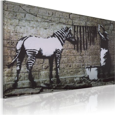 Tableau Imprimé "Lavage - Banksy" 40x60cm (1/2)