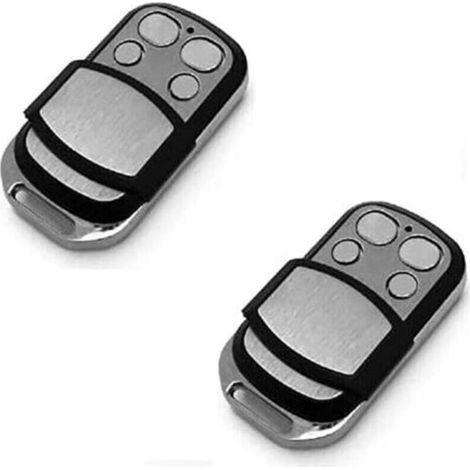 Télécommande Universelle pour Portail Coulissant et Battant Porte de Garage Double Pack (1/4)