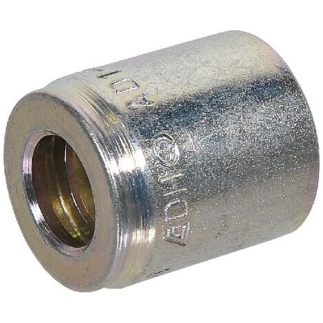 Boccola diametro 22x24,7 mm DN6 acciaio zincato Alfagomma ALFAGOMMA SFAD106P400 (1/4)