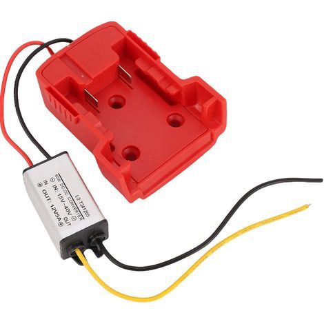 DC18V to DC12V step-down converter compatible with automatic battery reduction modules 48-11-1820, 48-11-1822, 48-11-1840 and 48-11-1841. (1/5)