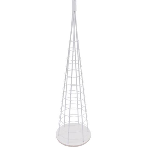 [NEUWERTIG] Deko-Baum HHG-466, Weihnachtsbaum Schmuckbaum Weihnachtsdeko Christbaum zum Beschmücken, Metall 115cm weiß