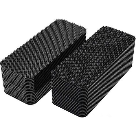 Lot de 80 autocollants adhésifs double face haute adhérence pour sols de maison antidérapants-C-- (1/5)