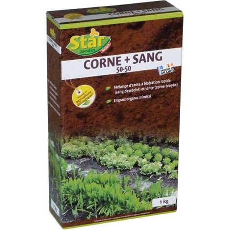 Dünger Stickstoff Horn Trockene Blut 1kg /nc - Star Jardin