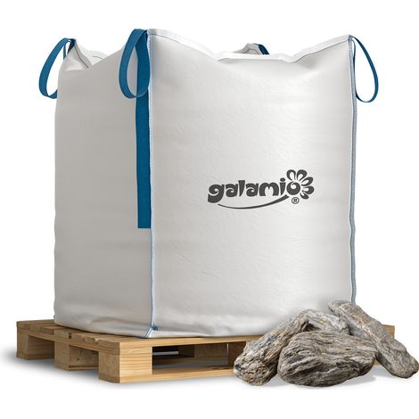 Galamio Gneis Schroppen kaschiert getrommelt 1000kg (1/5)