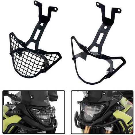 Convient pour la grille/couvercle de protection de phare BMW F900GS 2024-2025. (1/4)
