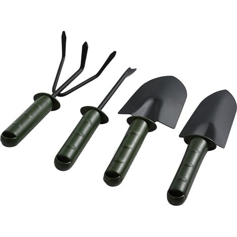 Kit D'outils De Jardinage - Acier Inoxydable - Poignées Antidérapantes En Caoutchouc - Sac De Rangement Inclus - Pour Jardin Et Cour - 1 Pièce (1/5)