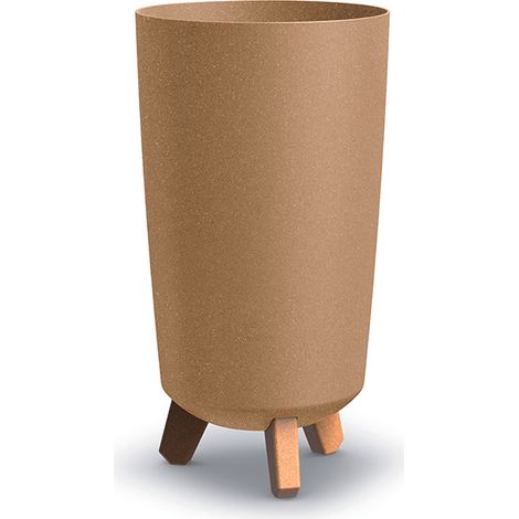 Prosperplast Blumentopf GRACIA TUBUS SLIM Eco Wood Anthrazit 23,9 cm (1/3)