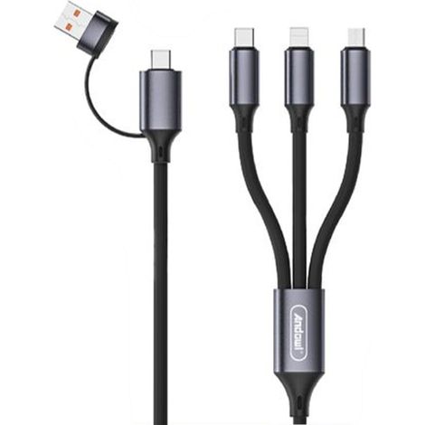 TRADE SHOP - Cavo Di Ricarica Rapida Trasferimento Dati Usb A Micro Usb / Lightning / Type-c Q-sj57 -
