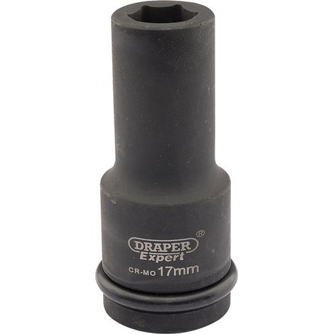 Draper Expert HI-TORQ® 6-Point Deep Impact Socket, 3/4-Inch Square Drive, 17mm, Model 05049