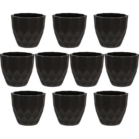 10 pots de fleurs créatifs en plastique (1/3)