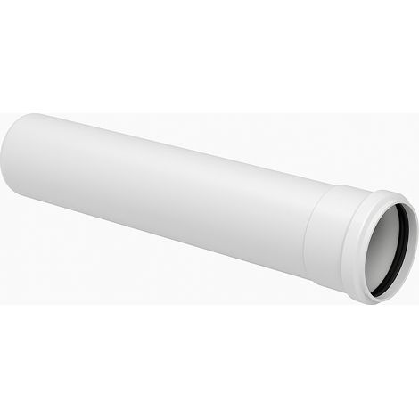 Bicchiere Ø80 per caldaie a condensazione in pp bianco con guarnizioni epdm stabile pabed 04 d80