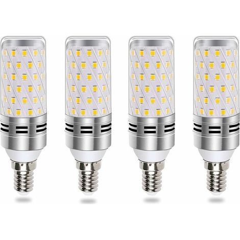 Ampoule LED E14 16W Blanc Froid 6000K, Équivalent Halogène, Bougie 360° Non Dimmable pour Lustre Applique Lampe Chevet, Lot de 4 (1/3)