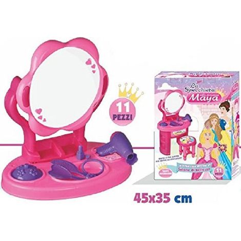 Miroir De Table Pour Petites Filles Jeu De Princesse Maia Avec Accessoires