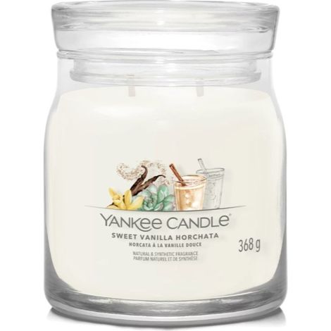 Yankee candle - sweet vanilla horchata signature candle sladky vanilkovy napoj horchata - vonna svicka 3680g (1/3)