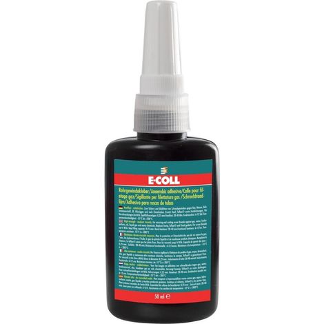 Colle pour filetage gaz 50g E-COLL (Par 10) (1/5)