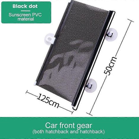 Pare-soleil rétractable pour voiture, protection solaire pour pare-brise avant, rideaux de protection intérieure, accessoires, lavande (1/5)