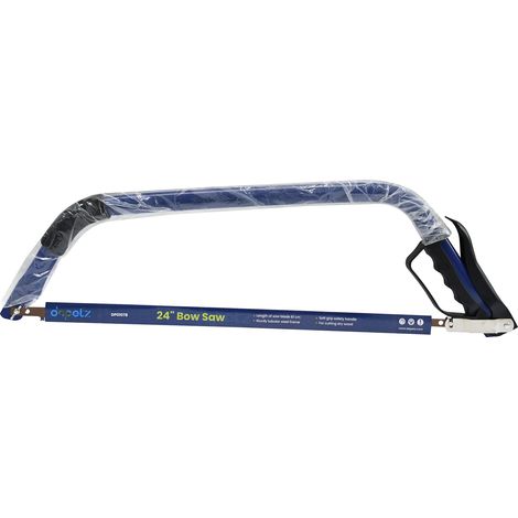 Dapetz ® 24" Sturdy Tubular Steel Frame Super Sharp Blade Soft Grip Multi-Function Safety Handle Bow Saw Ideal for Wood, Trees, Branches with Finger Guard for Safety (1/5)