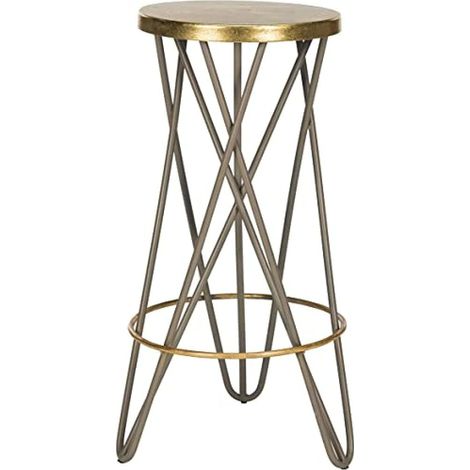 Tabouret de Bar, EAF3254C, Beige/Or, 45 X 45 X 76,2 cm (1/5)