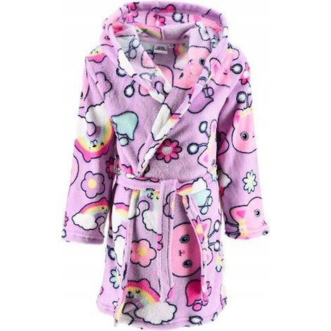 Accappatoio morbido color lilla per bambine Gabi's Cat House 98 FN01L (1/2)