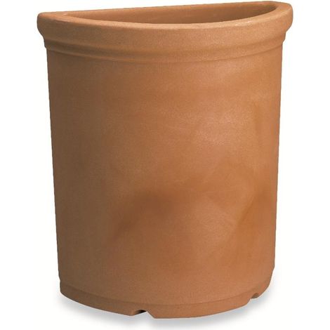 Vaso Resina a Muro Liscio cm. 49 Anticato