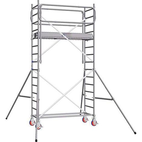 Trabattello 1 piano - Altezza max. di lavoro 4.90m - 7120032