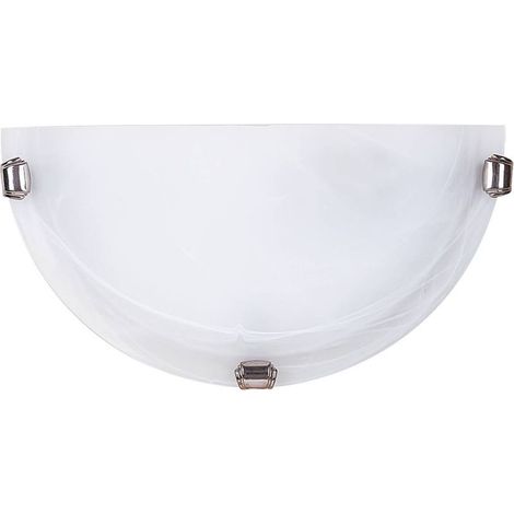 Applique semi-plafonnier E27 verre albâtre blanc Alabastro Rabalux (1/3)