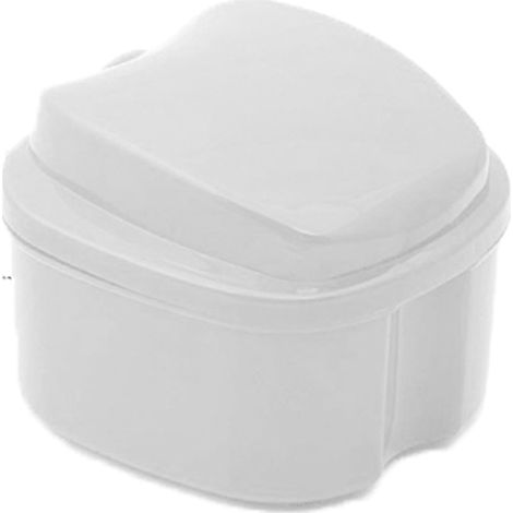 Étui pour prothèse dentaire, boîte de bain pour prothèse dentaire, étui de rangement pour appareil orthodontique, boîte de rangement pour fausses dents avec passoire (1/5)
