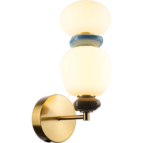 Italux Evans   Applique murale dorée 3000K blanc chaud (1/2)