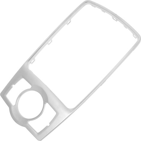 Cadre de console centrale MMI argenté pour Audi Q7 4L 06-15 (1/2)