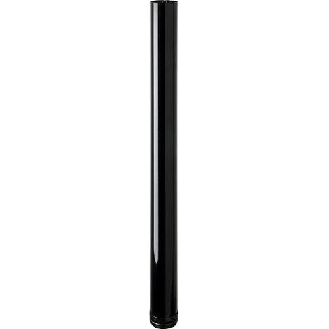 Hettich Möbelfuß 6,0 x 70 - 73 cm Stahl schwarz - 1 Stück Möbelfuß