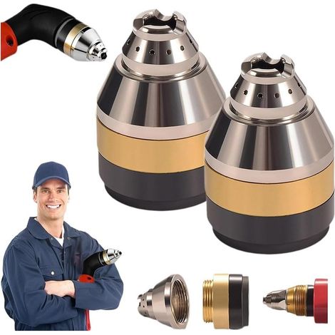 Set mit 2 Schutzkappen für P80-Plasmaschneiddüse (1/5)