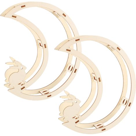 2pièces Cadre De Lanterne à Monter Soi-même Support De Lanterne Non Fini Accessoire De Bricolage Pour Garçon Fille (1/5)