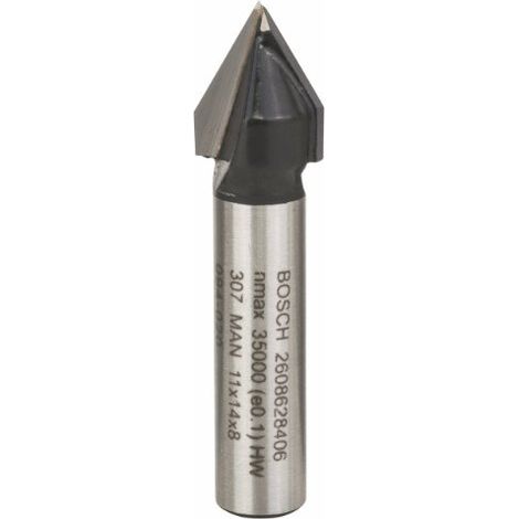 Bosch 2608628406 Fresa per scanalature a V (1/4)